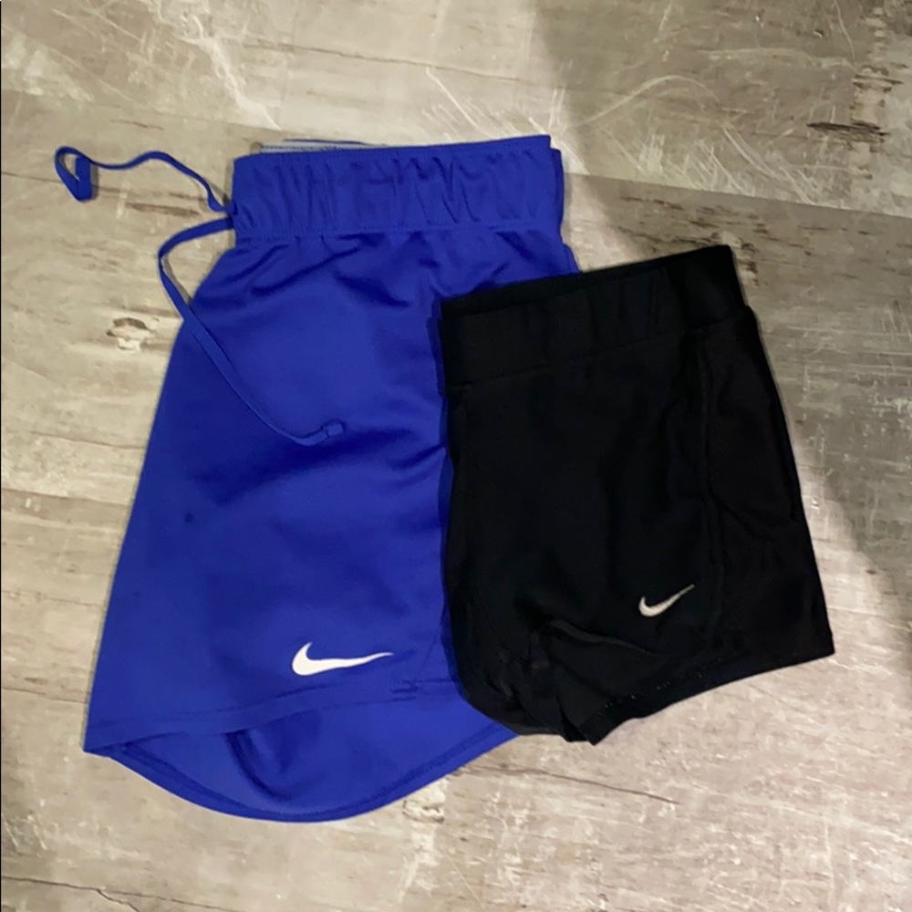 Nike running and spandex combo